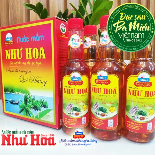 Nước mắm Như Hoa Bình Định - Loại ngon