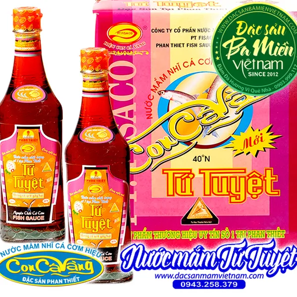 Nước mắm tứ Tuyệt hiệu Con Cá Vàng