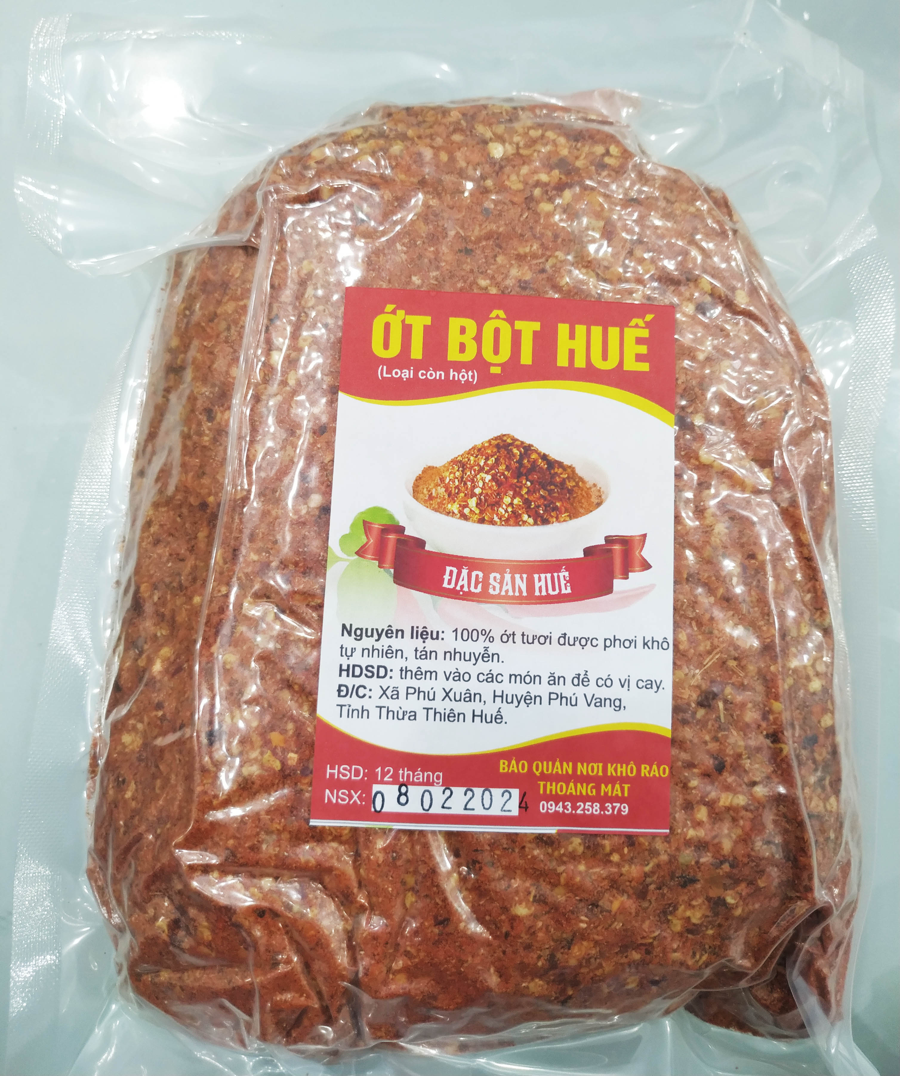 Ớt bột Huế loại hột