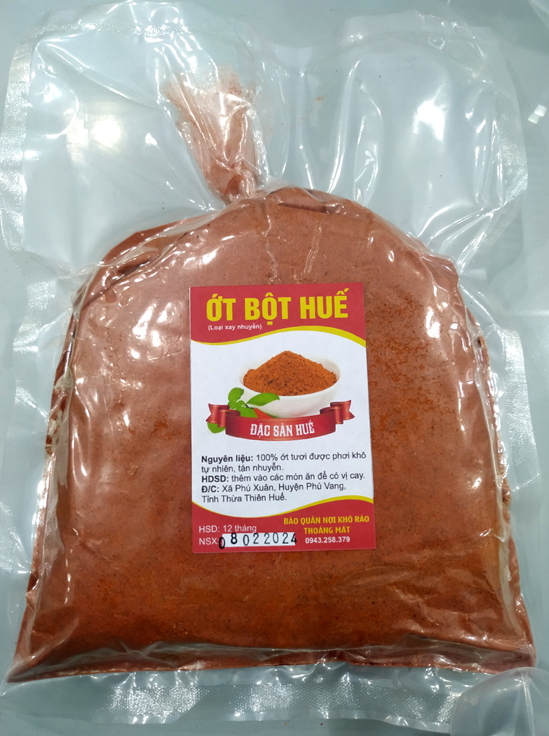 Ớt bột Huế loại mịn