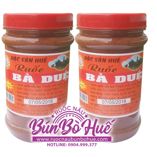 Mắm ruốc Bà Duệ