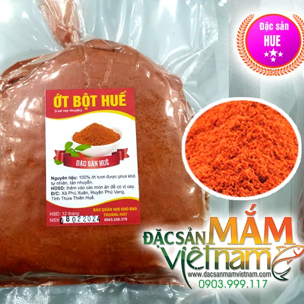 Ớt bột Huế - Loại mịn