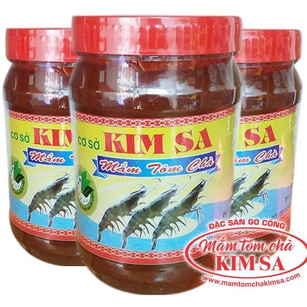 Mắm tôm chà Kim Sa hủ lớn 500g