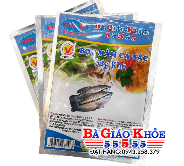 Bột mắm cá sặc sấy khô