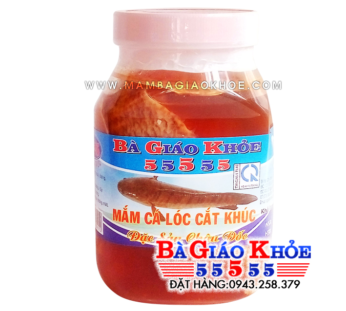 Cá lóc cắt khúc Bà Giáo Khỏe