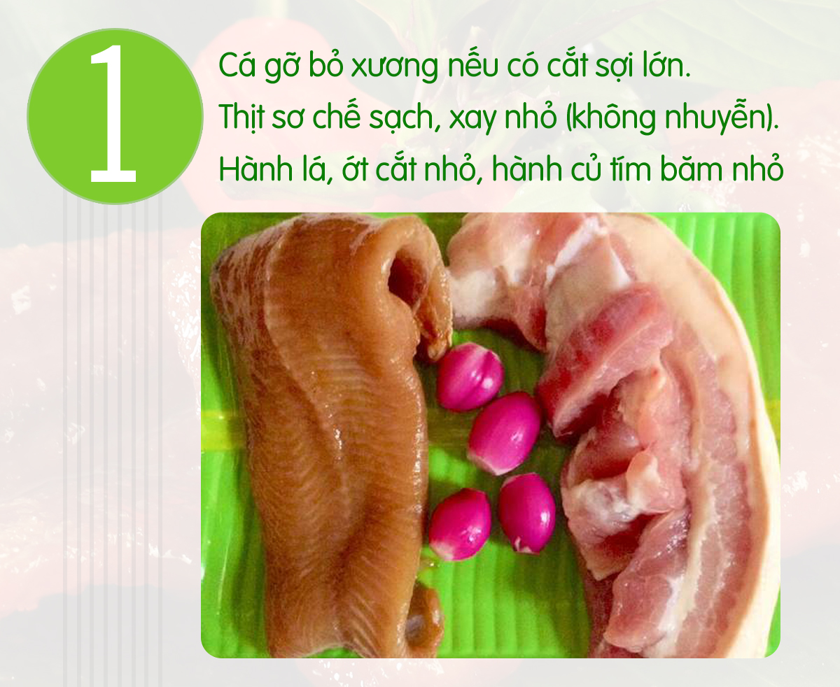 Cá lóc chưng thịt ba chỉ