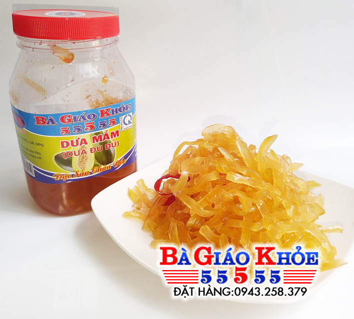 Dưa mắm đu đủ Bà Giáo Khỏe