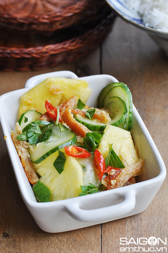 Gỏi khô cá tra phồng