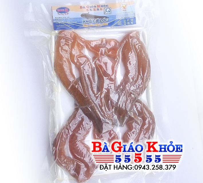 Khô cá lóc Bà Giáo Khỏe Châu Đốc