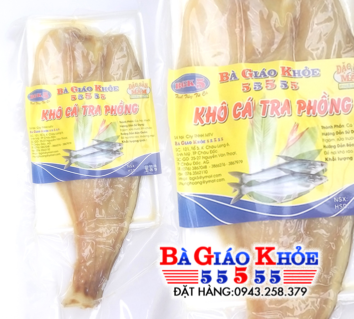 Khô cá tra phồng Bà Giáo Khỏe