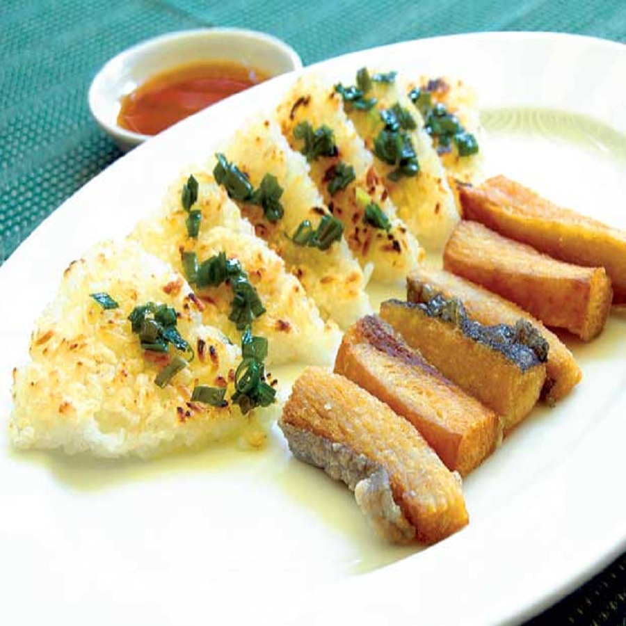 Khô cá tra phồng chiên