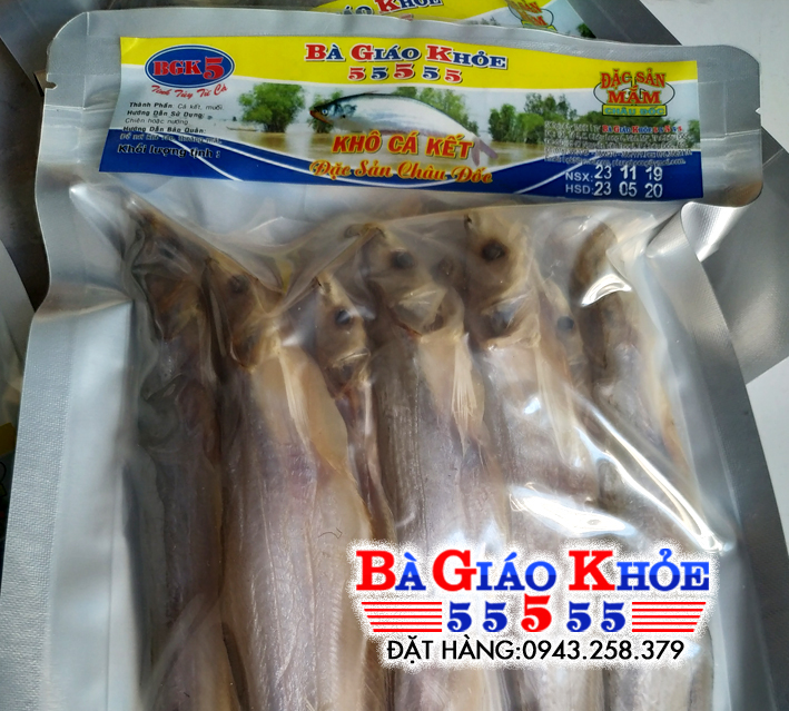 Khô cá trèn Bà Giáo Khỏe Châu Đốc