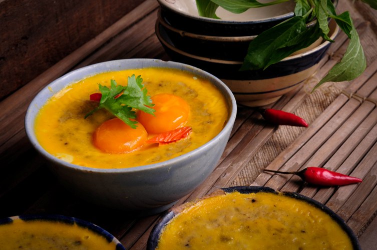 Mắm cá lóc chưng trứng