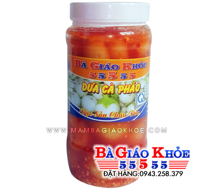 Mắm dưa cà pháo Bà Giáo Khỏe - Đặc sản Châu Đốc