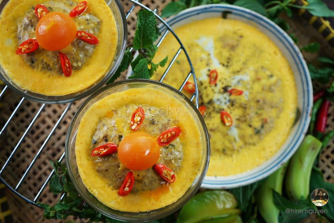 Món mắm cá lóc chưng thịt