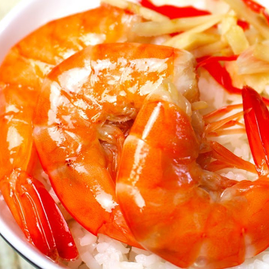 Tôm chua ăn với cơm