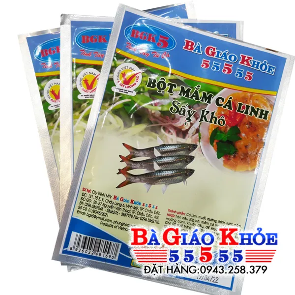 Bột mắm cá linh sấy khô
