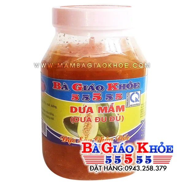 Dưa mắm đu đủ