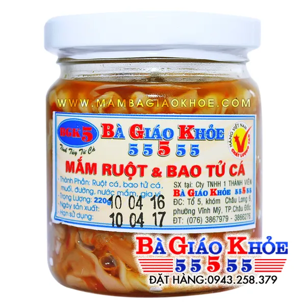 Mắm ruột bao tử