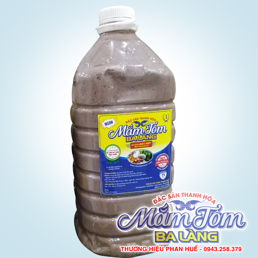 Mắm tôm Bắc can 5 lít