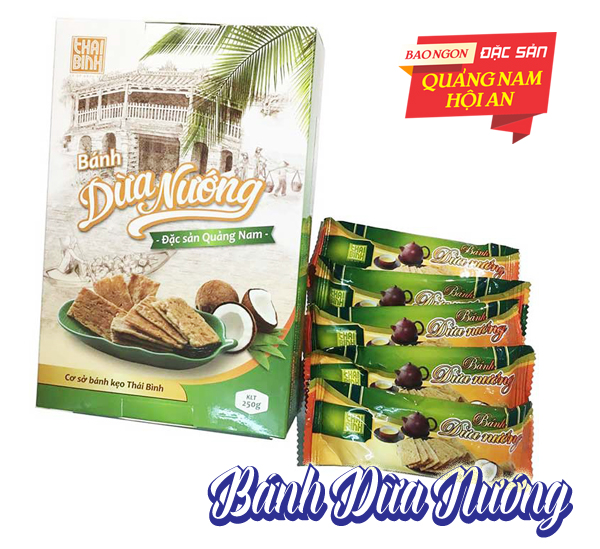 Bánh dừa nướng - Đặc sản Quảng Nam