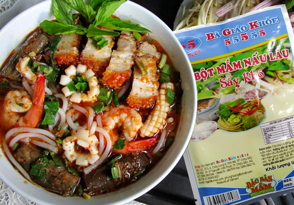 Bột mắm nấu lẩu sấy khô Bà Giáo Khỏe 55555