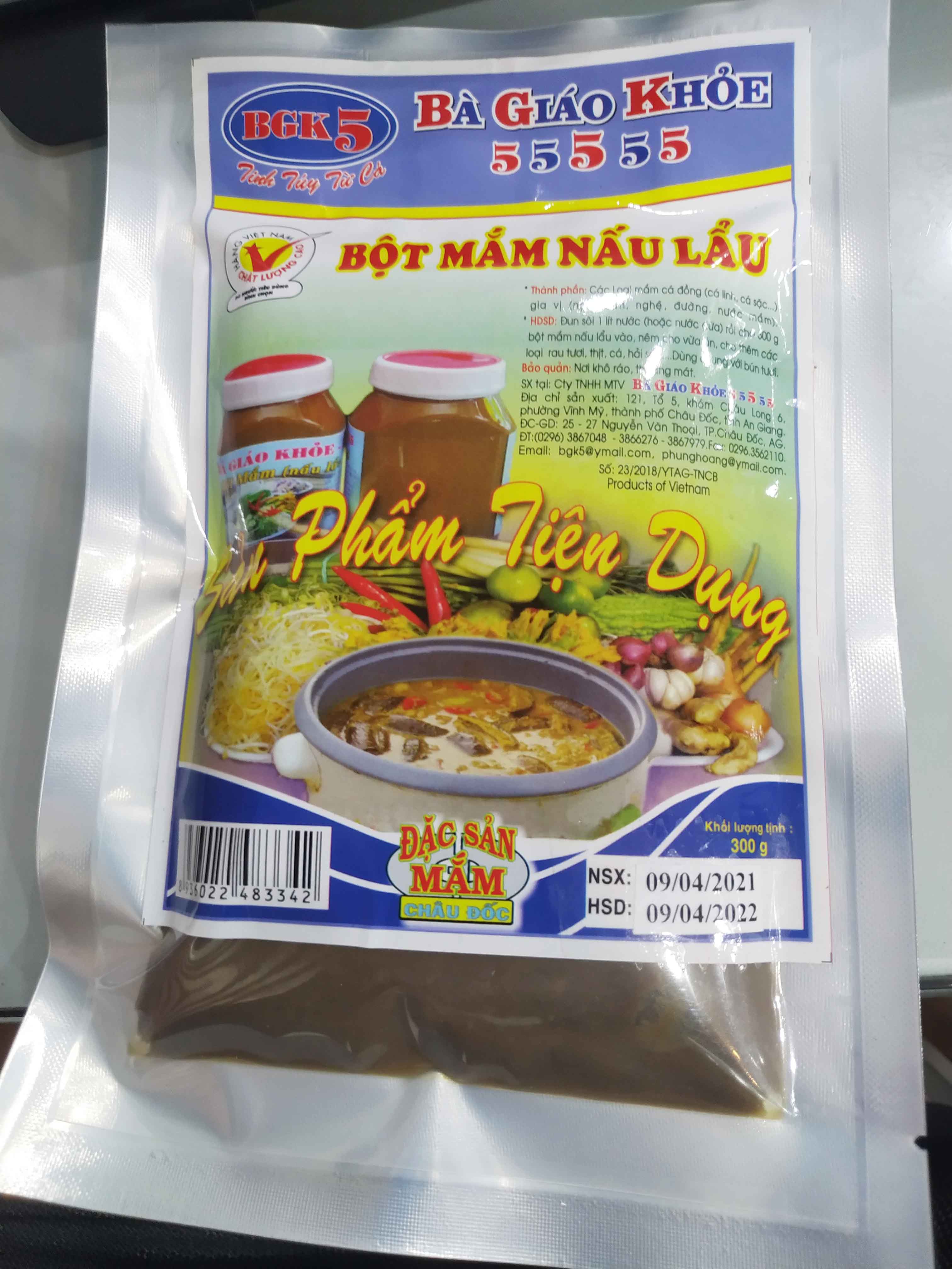 Bột mắm nấu lẩu