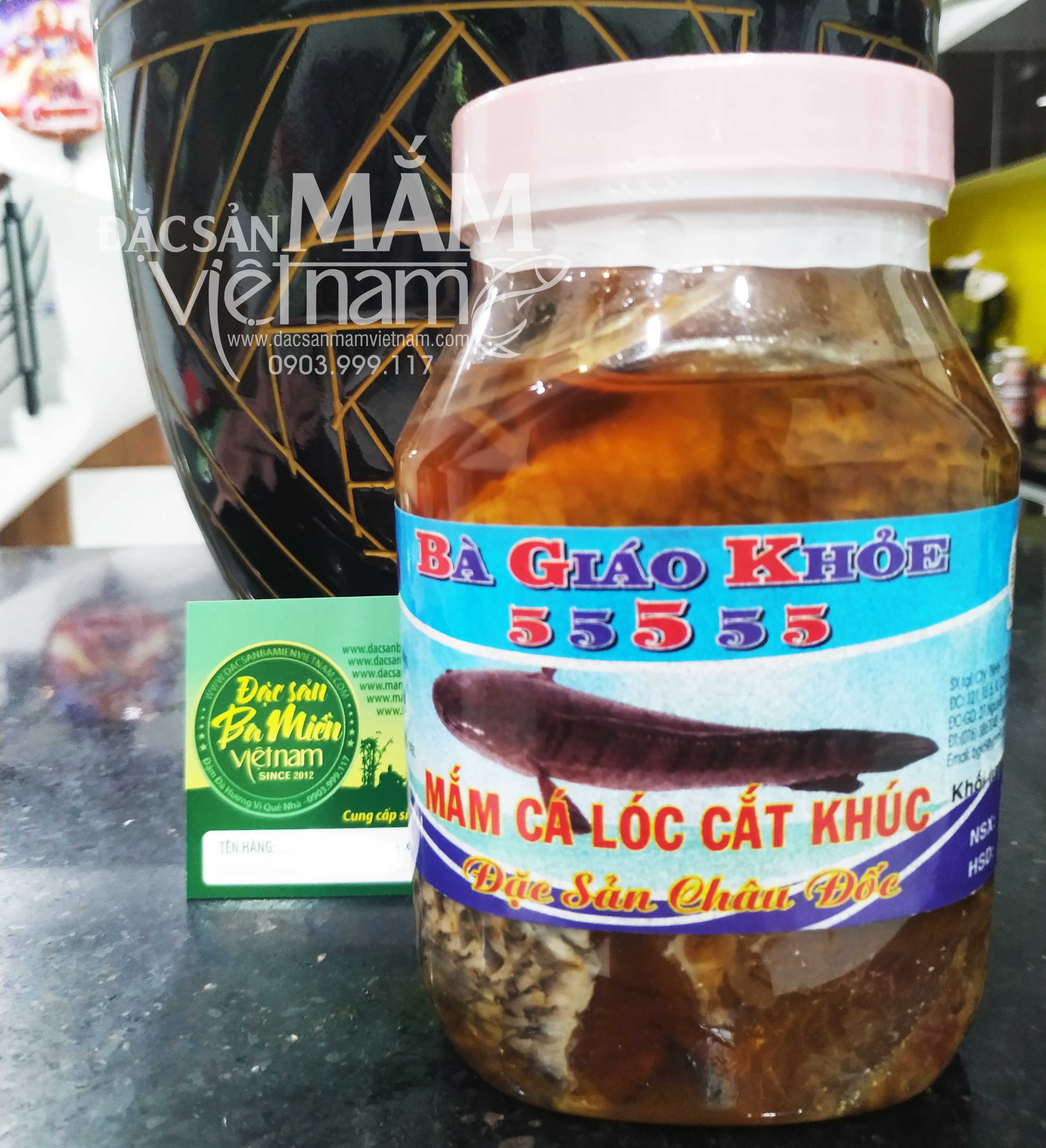 Mắm cá lóc cắt khúc Châu Đốc