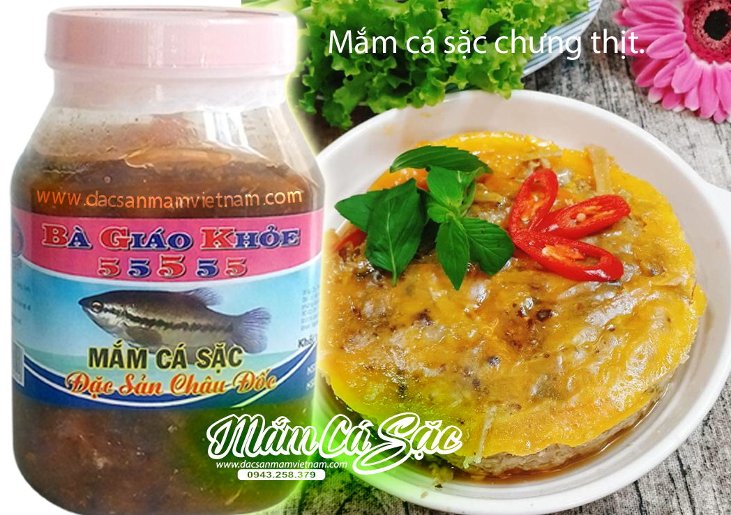 Mắm cá sặc chưng thịt