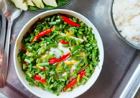 Mắm cá sửu chưng thịt ba rọi