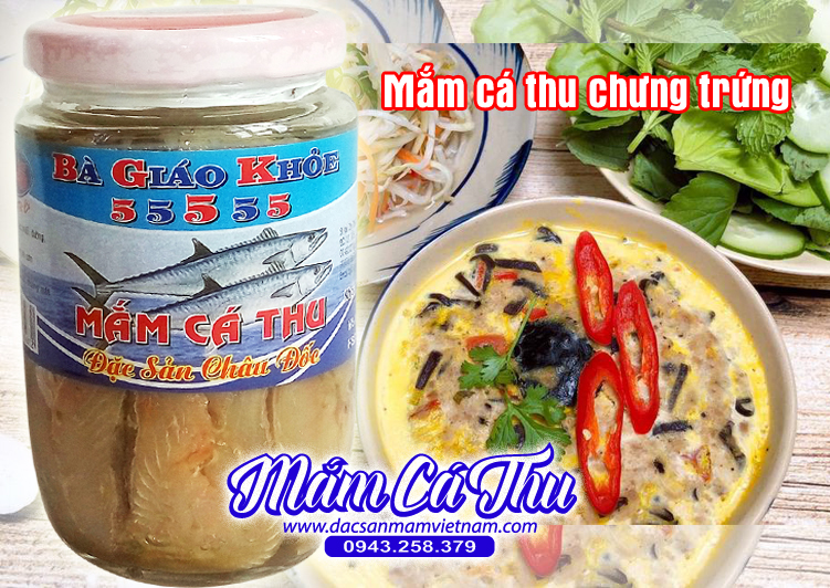 Mắm cá thu chưng trứng
