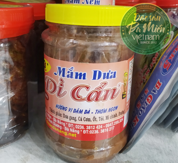 Mắm dưa Dì Cẩn - Đặc sản Đà Nẵng