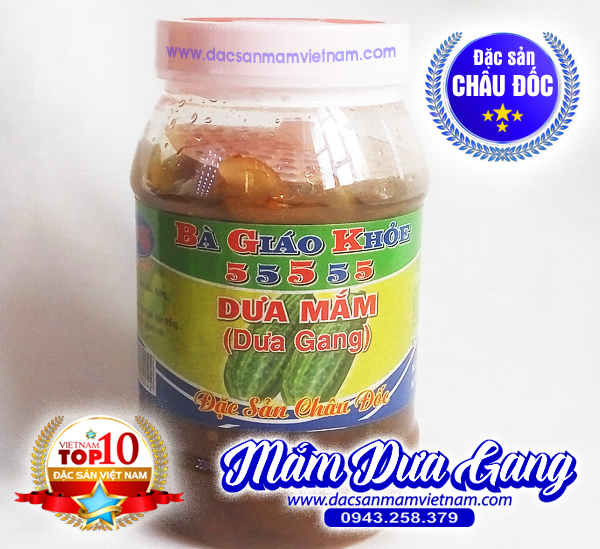 Mắm dưa gang - Bà Giáo Khỏe 55555 - Hủ 500gr