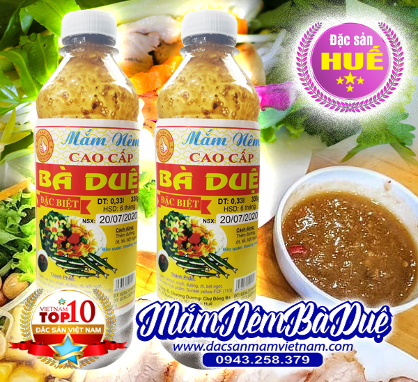 Mắm nêm Bà Duệ ngon