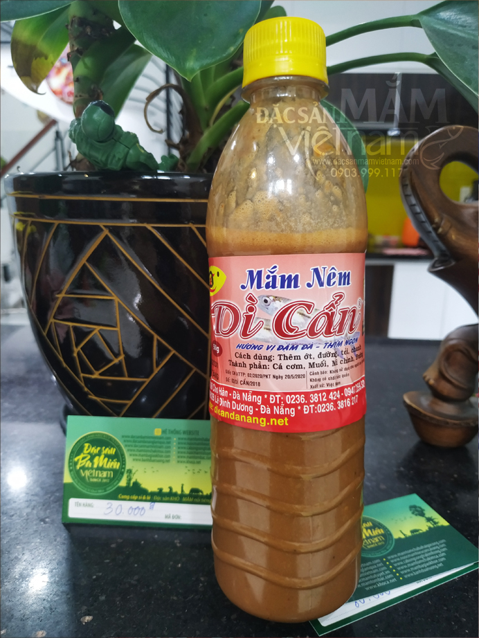 Mắm nêm Dì Cẩn tại Sài Gòn