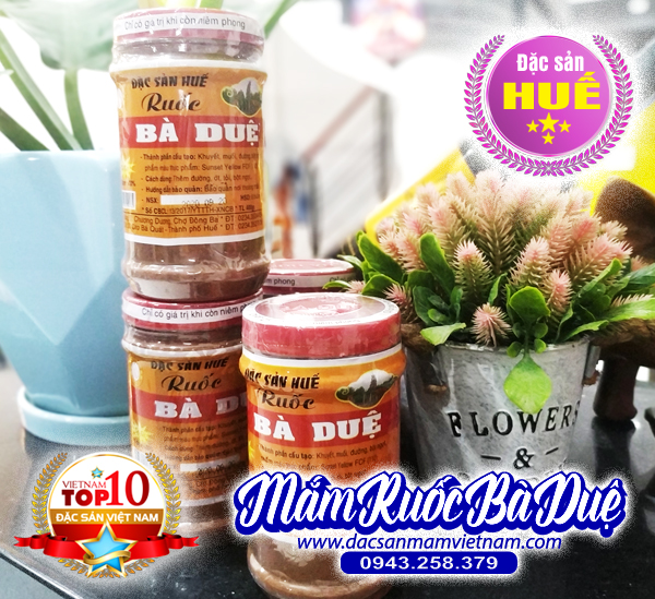 Mắm ruốc Bà Duệ - Đặc sản Huế