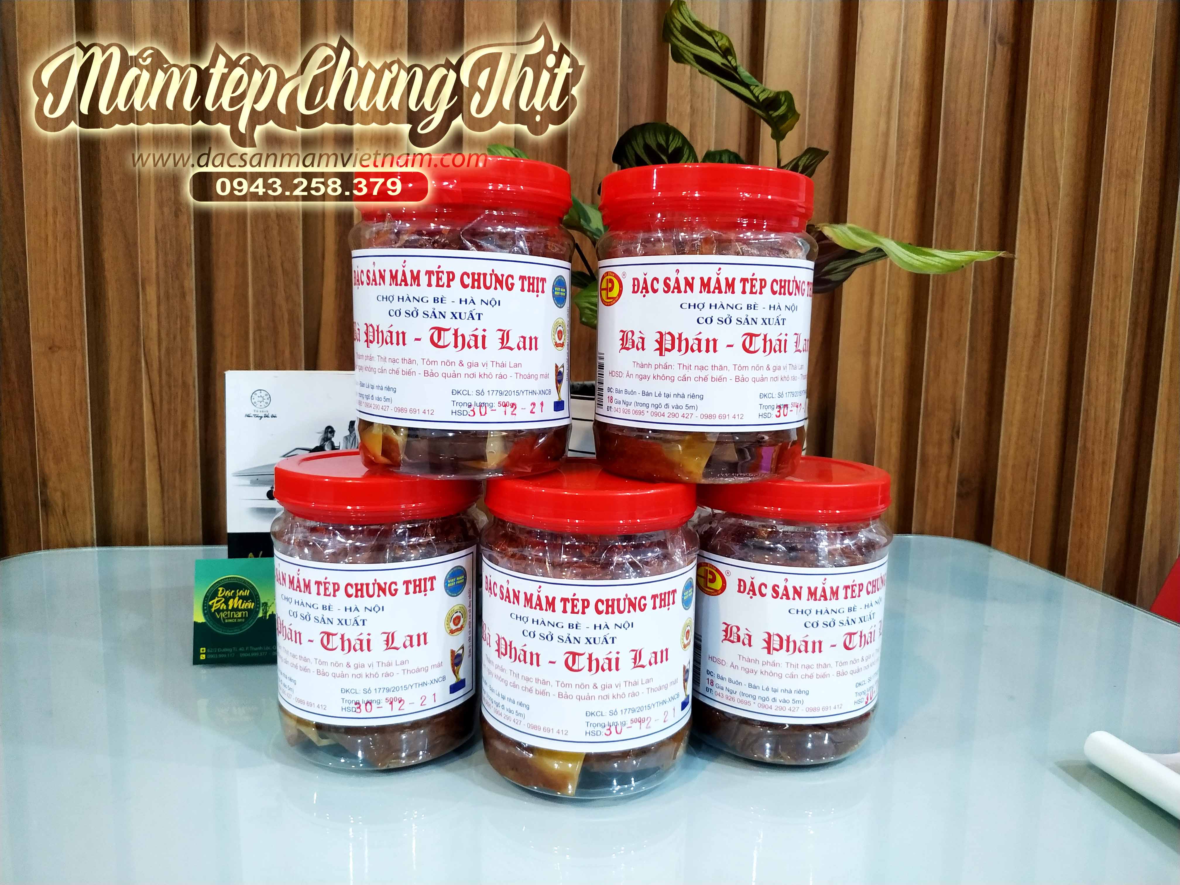 Mắm tép chưng thịt Bà Phán Thái Lan Hàng Bè