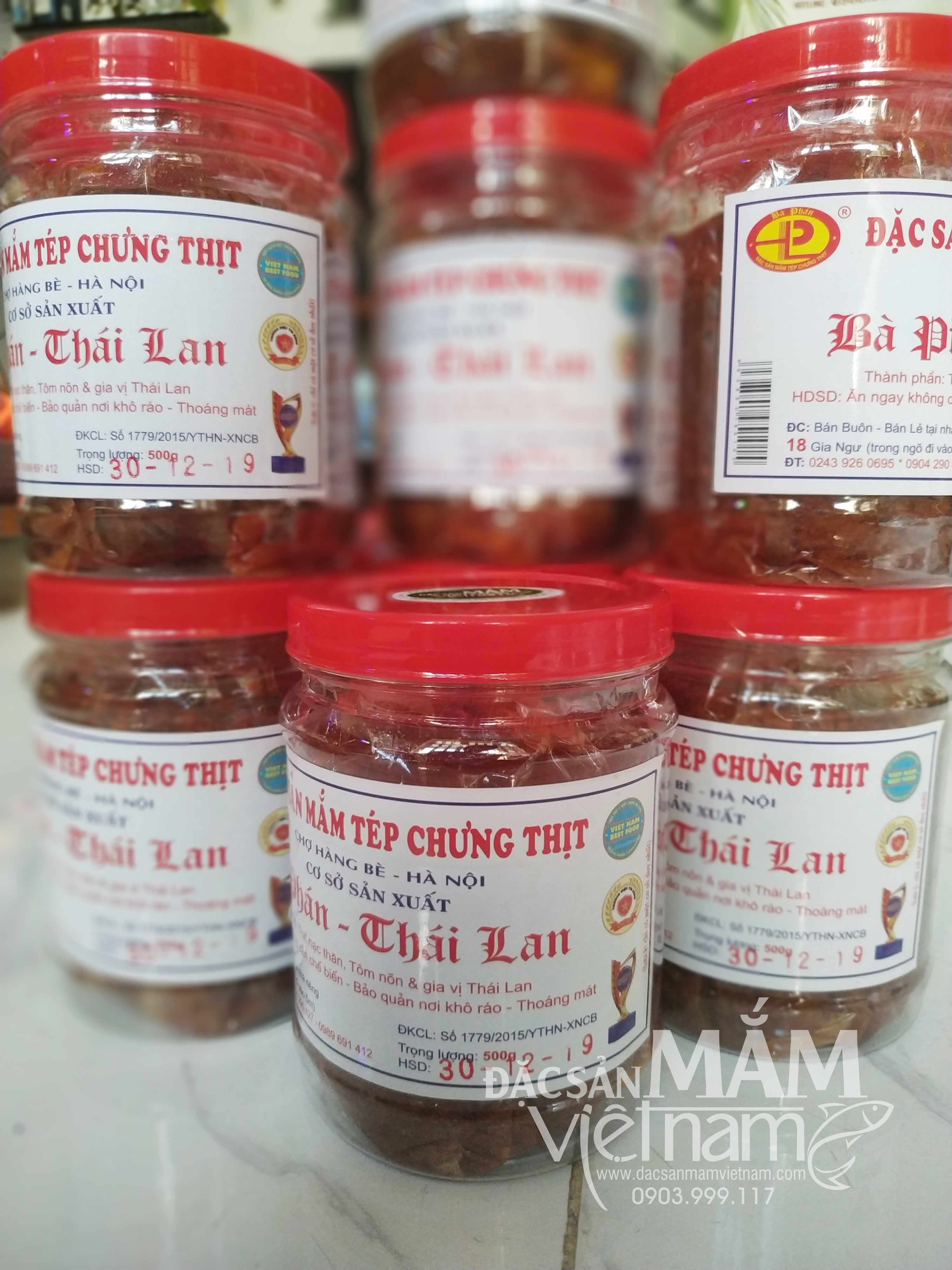 Mắm tép chưng thịt Hàng Bè