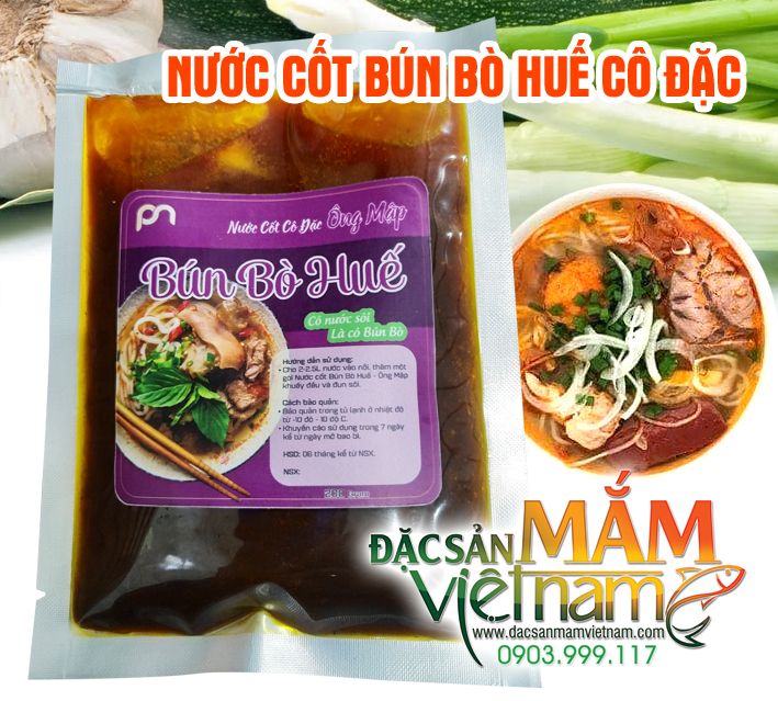 Nước cốt bún bò Huế cô đặc