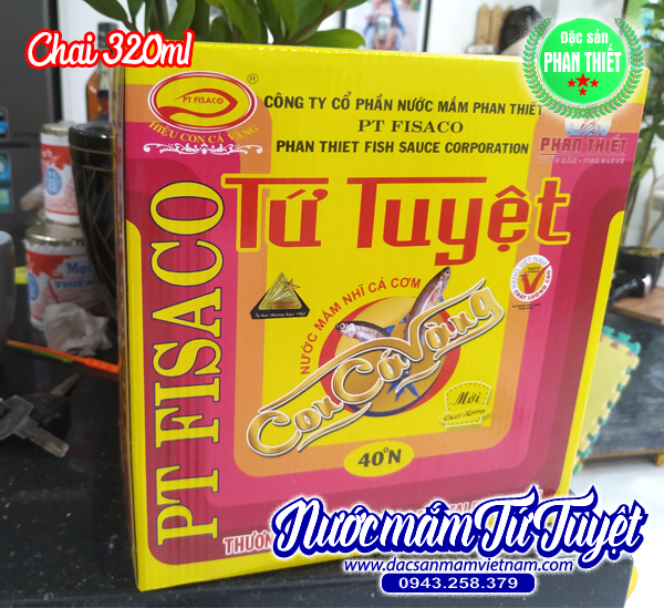 Nước mắm Tứ Tuyệt Chai 320ml