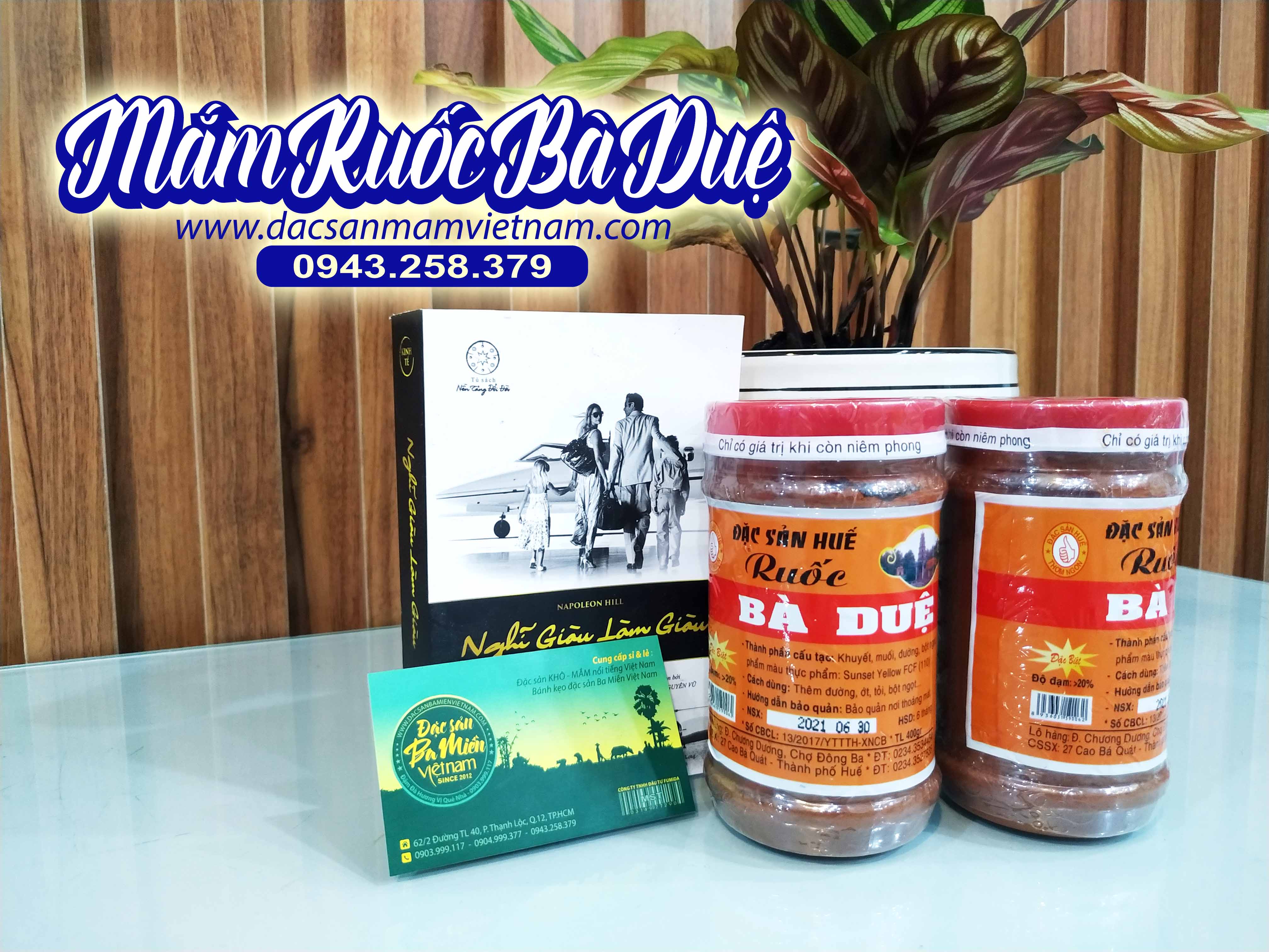 Mắm ruốc Bà Duệ - Đặc sản Huế