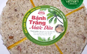 Bánh tráng dừa mè đen bán ở đâu