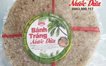 Bánh tráng dừa Tam Quan Bình Định - Đặc sản Quê Hương