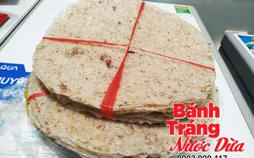 Hình ảnh bánh tráng nước dừa