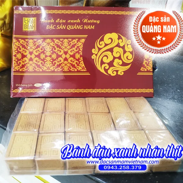 Bánh đậu xanh nhân thịt Hội An
