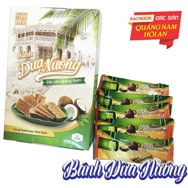 Bánh dừa nướng - Đặc sản Quảng Nam