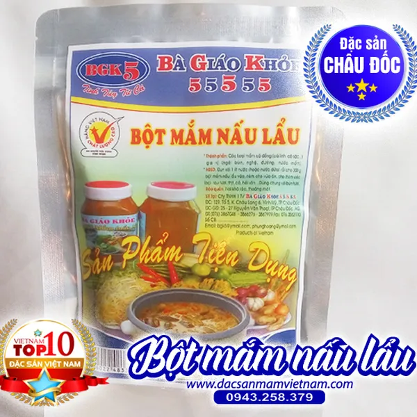 Bột mắm nấu lẩu - Đặc sản Châu Đốc