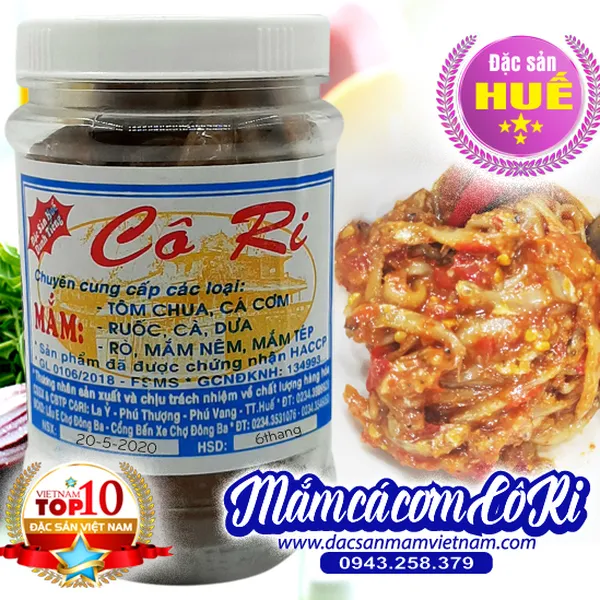Mắm cá cơm Cô Ri Huế
