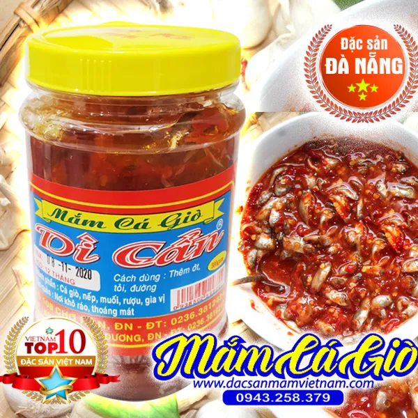 Mắm cá giò Dì Cẩn Đà Nãng