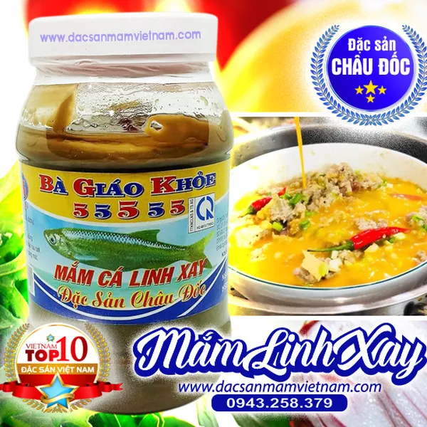 Mắm cá linh xay - Đâc sản Châu Đốc